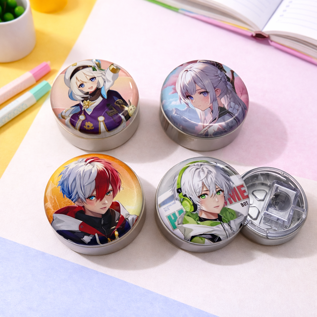 Kiwoo Anime Metal Pencil Sharpener